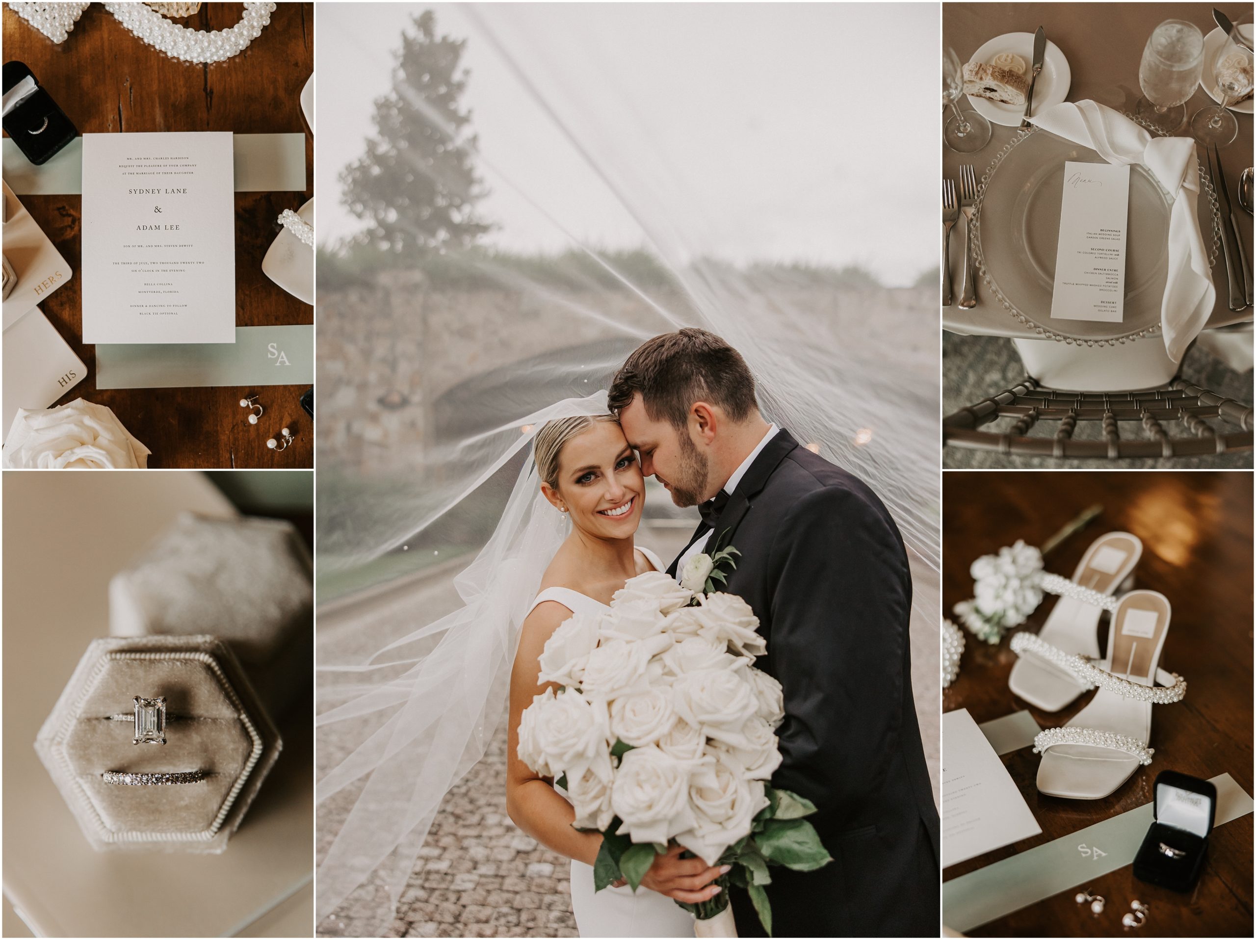 This elegant and timeless wedding was on 3rd, July at Bella Collina in Montverde, Florida. 