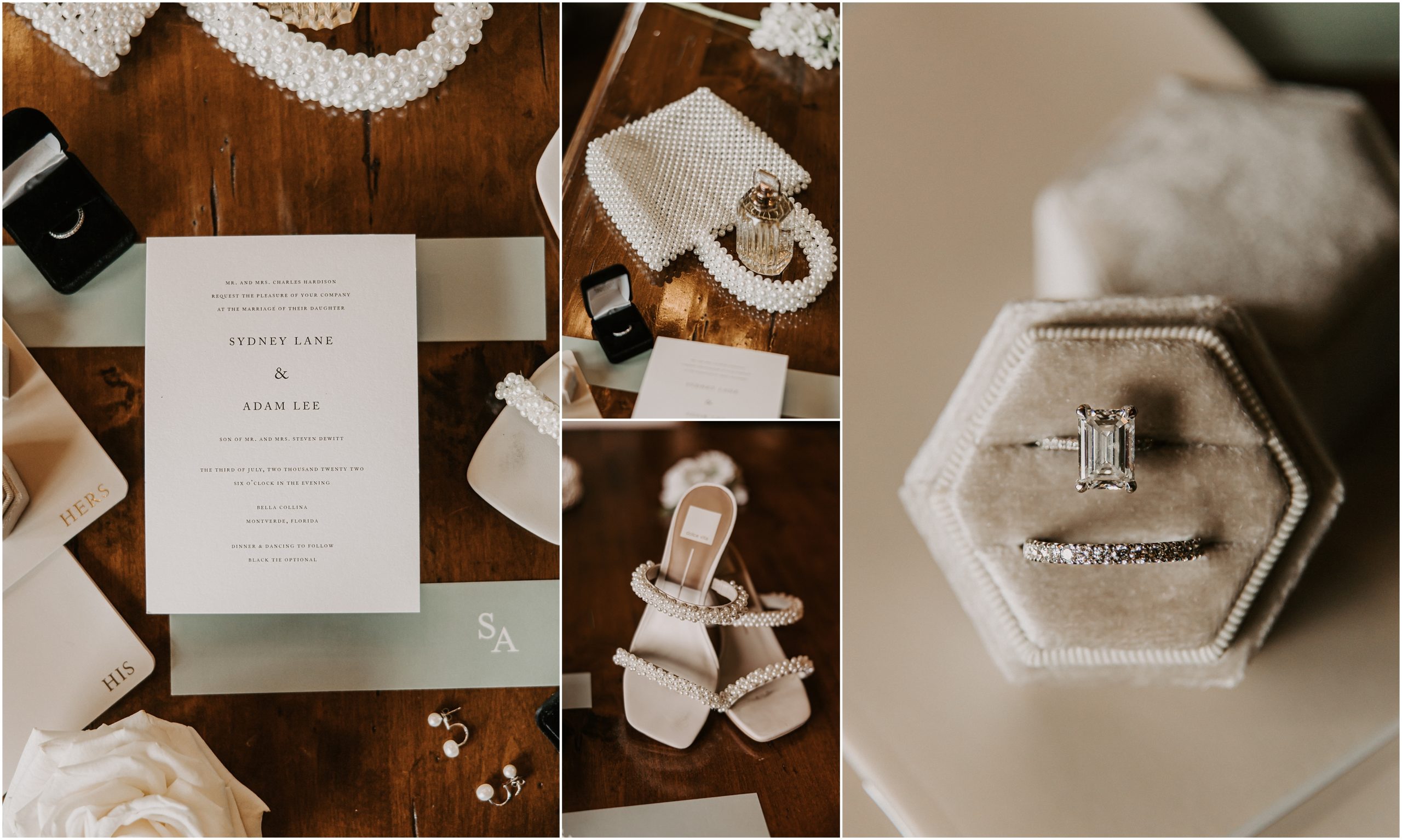 Sage, white and black was the elegant and timeless wedding color palette. The vibe they going for was elegant, romantic and minimalistic. 